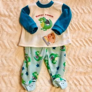 Two-Piece Dragon Jammies - 3 Months - NWT